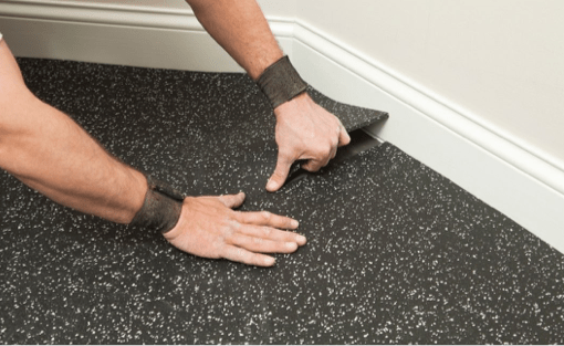 Versa Rubber Installation | Central Alberta Flooring