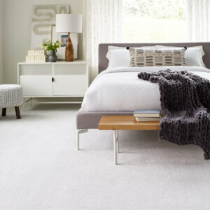 Bedroom white interior | Central Alberta Flooring